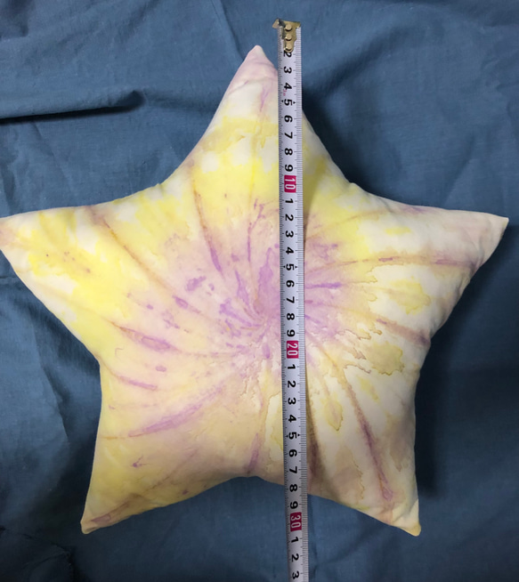 星の子クッション⭐︎黄と紫⭐︎ 6枚目の画像
