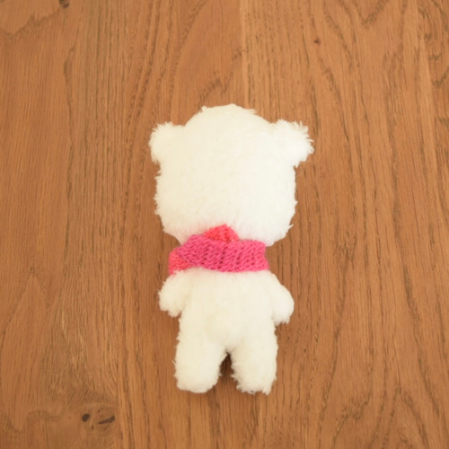 あみぐるみ♪ふわふわぺたんこくまさん（白） あみぐるみ amidoki 通販