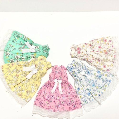 リカちゃん服  花柄オールインワン リカちゃん服 花柄オールインワン 735c894d947a1f08b5dc335fa85b5a