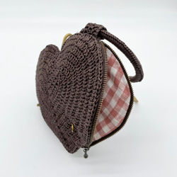 Hear pouch(brown) 4枚目の画像