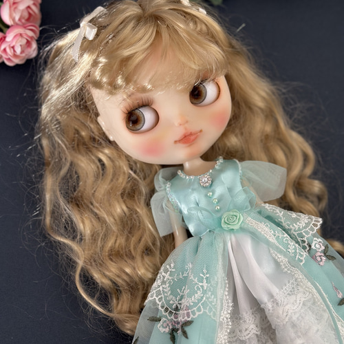 リカちゃん ブライス ドレス 4点セット ❀ カノン ローズ グリーン