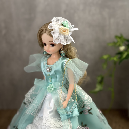 リカちゃん ブライス ドレス 4点セット ❀ カノン ローズ リカちゃん ブライス ドレス 4点セット ❀ カノン ローズ