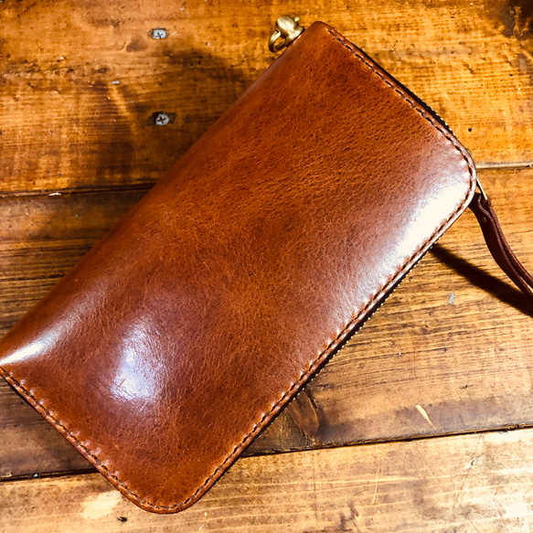 ラウンドジップウォレット 長財布 ラウンドファスナーウォレット ^^ シミ