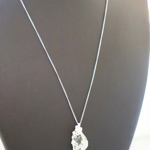 アンダラクリスタル✧ワイヤージュエリーネックレス/天然石 ペンダント