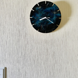 ギャラクシーアート掛け時計　世界に一つだけのアート　レジンアート　エポキシ樹脂　宇宙　 5枚目の画像