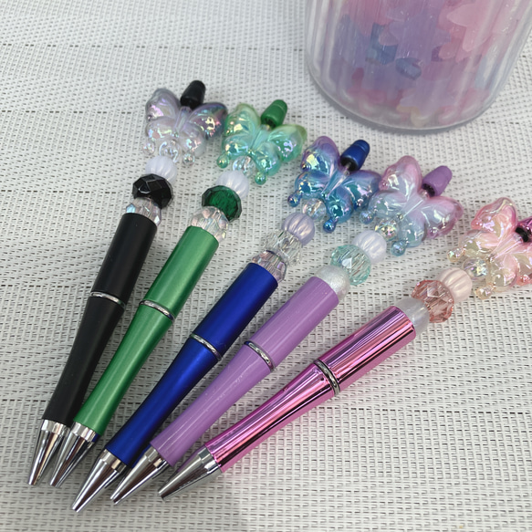 ちょうちょのカスタムボールペン ペン・筆記用具 happy4clover
