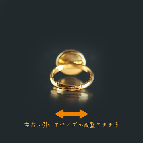 満月ミラーリング・ゴールド/r13 指輪・リング Clover4u 通販