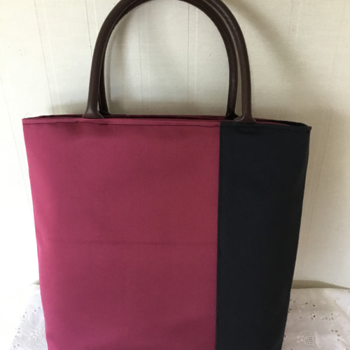 ハンドメイド・リメイク帯・トートバッグ・大きめ・水筒・A4ファイル・かのん7 ハンドメイド・リメイク帯・トートバッグ・大きめ・お出掛け