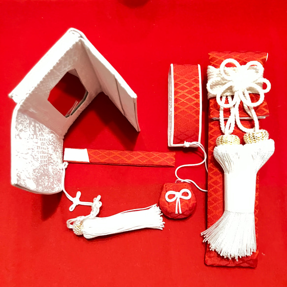 花嫁 はこせこセット 婚礼箱迫セット 花嫁小物 懐剣セット 桜吹雪 5