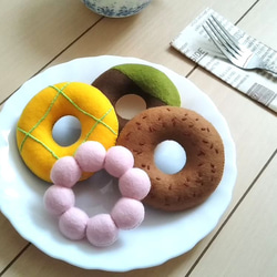 型紙＆作り方】フェルト ままごと☆洋食ままごとセット（7種