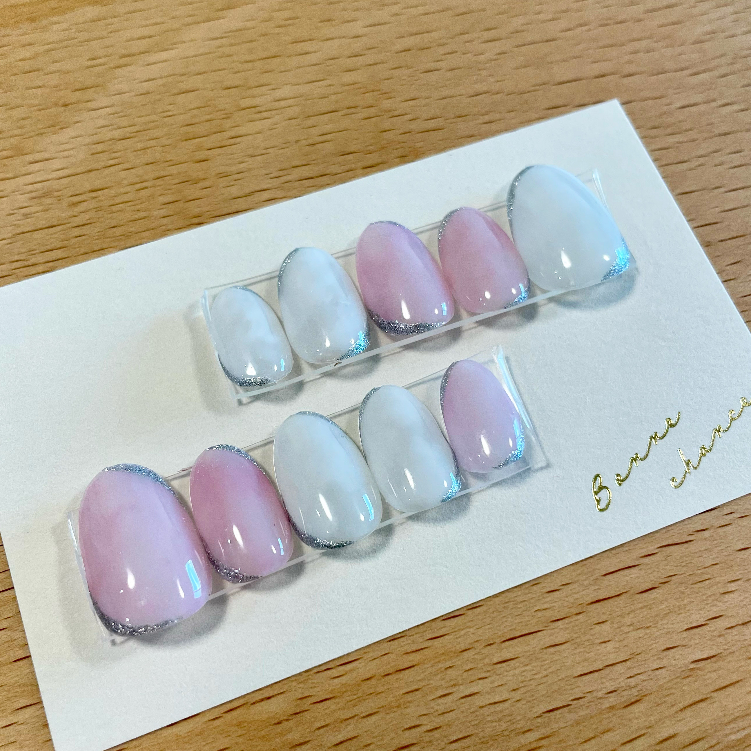 オーダーネイル⭐️ストーン風ネイル