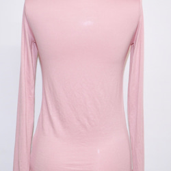 Basic High Neck Tops (baby pink) タートルネックトップス ピンク 桃 カジュアル 6枚目の画像