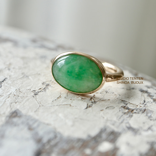K10[インペリアルjadeite]翡翠ring 指輪・リング STUDIO TENTEN 通販 