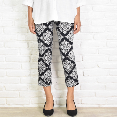 DENIM TEARS 花柄ショートパンツ S ブラック シックデザイン