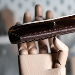 フラグメントケース(ウォレット財布) イエロー×ブラウン 7枚目の画像