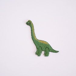 【えらべる恐竜の刺繍ワッペン】６色から選ぶ。入園、入学《レッスンバッグ》専用｜フクノハタケ‐ハンドメイドのレッスンバッグ 3枚目の画像