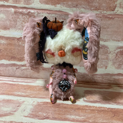 オブジェ ☆ カラス(片目) ☆ カラスの人形 ☆ 創作人形 ☆ 粘土人形