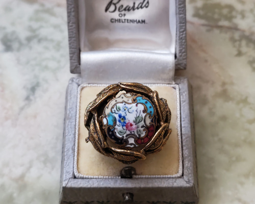 フランスアンティーク　エナメル手描き　ジャグ フランスアンティーク エナメル手描き ジャグ フランスアンティーク