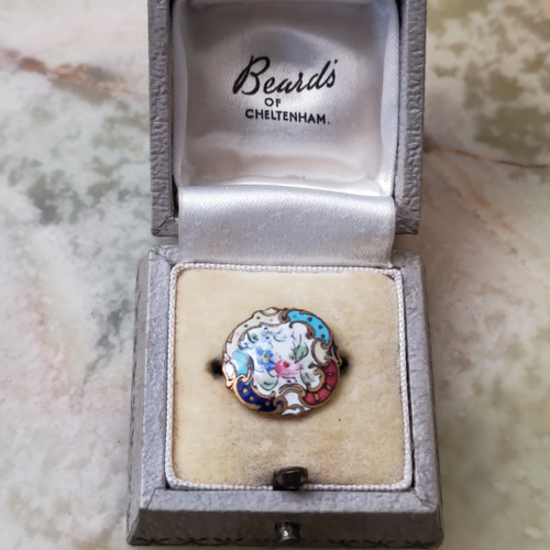 1800年代後半 フランスアンティーク シャンルベ エナメル ボタン 受注