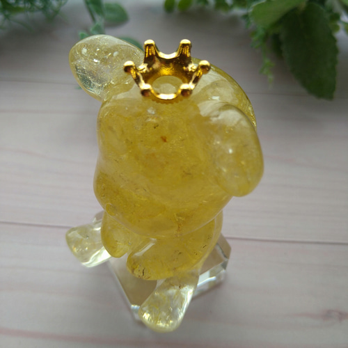 送料無料！くまちゃん クマ 熊 インテリア オブジェ 置物 天然石 細石