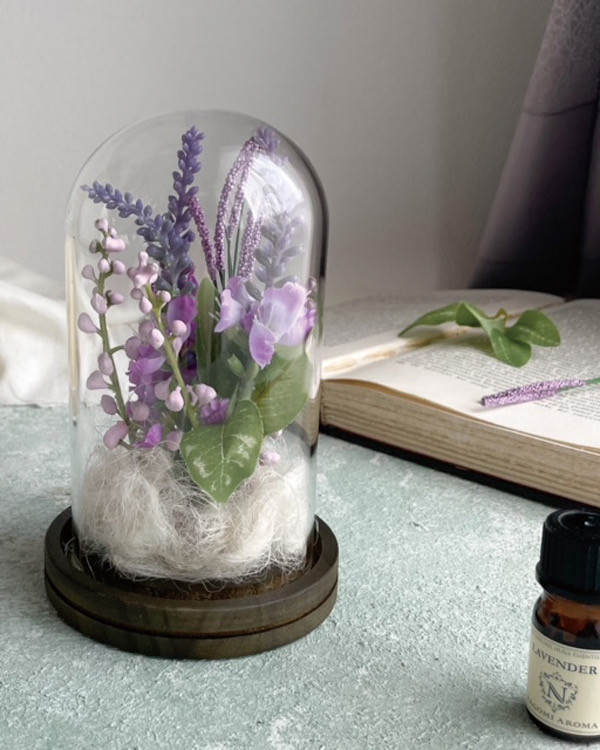 グラスドーム アンティーク undercover ドライフラワー