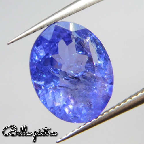 大粒3.45ct☆虹入り☆天然タンザナイト タンザニア産 ゾイサイト