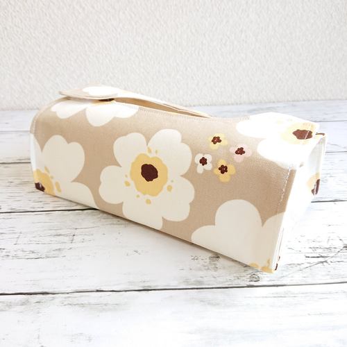 受注製作】2way ソフトパック用ティッシュカバー×北欧花柄ライト