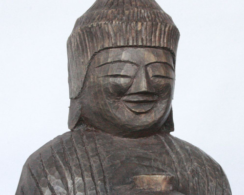 模刻 薬師如来 円空仏 円空彫り 彫刻 獅子舞 通販 16571399