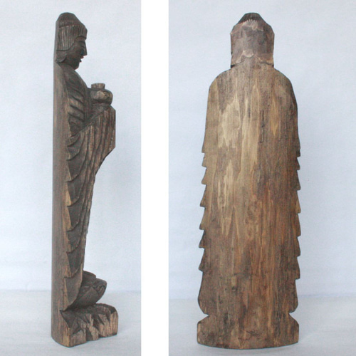 模刻 薬師如来 円空仏 円空彫り 彫刻 獅子舞 通販 16571399