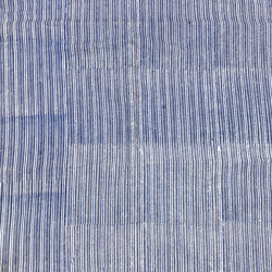 【50cm単位】ブルーグレーストライプ　インド　ハンドブロックプリント生地  コットン 4枚目の画像