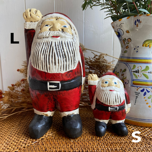 サンタクロース 置物 約10cm サンタクロース 置物 約10cm