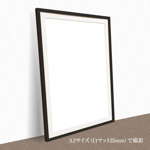 木製フレーム【希少】（40×50用）上質 スリム 5色から選べる