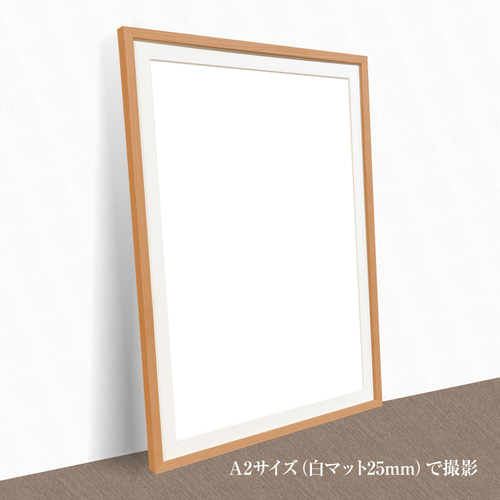 木製フレーム【希少】（40×50用）上質 スリム 5色から選べる