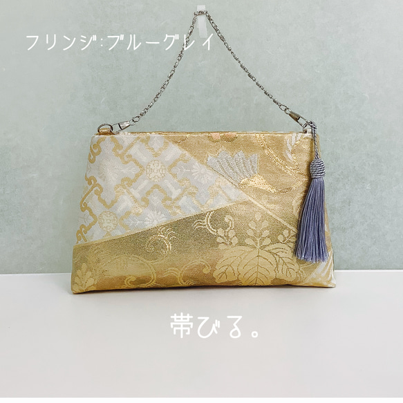 ＊純金24K金箔 ✳︎Handbag ✳︎ハンドバッグ✳︎パーティ✳︎受注製作✳︎ 1枚目の画像