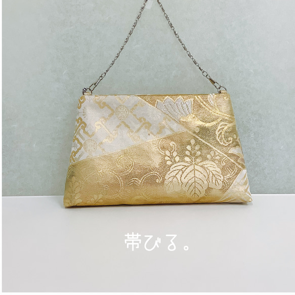 ＊純金24K金箔 ✳︎Handbag ✳︎ハンドバッグ✳︎パーティ✳︎受注製作✳︎ 5枚目の画像