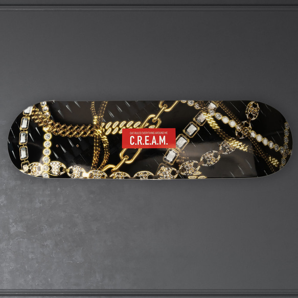 Skateboard Art　-Chainz-　スケートボード　3DCG 　グラフィックアート　HIPHOP　ストリート 1枚目の画像