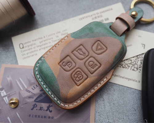 Rocker xyzオリジナルコインケース 本革 総手縫い Rocker xyz