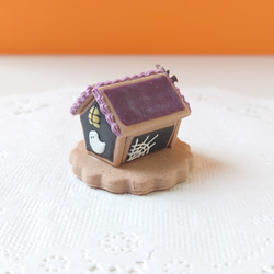 【ミニチュア】ハロウィンのお菓子の家【ホラーハウス】 4枚目の画像