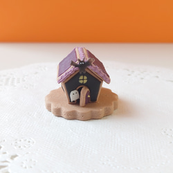 【ミニチュア】ハロウィンのお菓子の家【ホラーハウス】 5枚目の画像