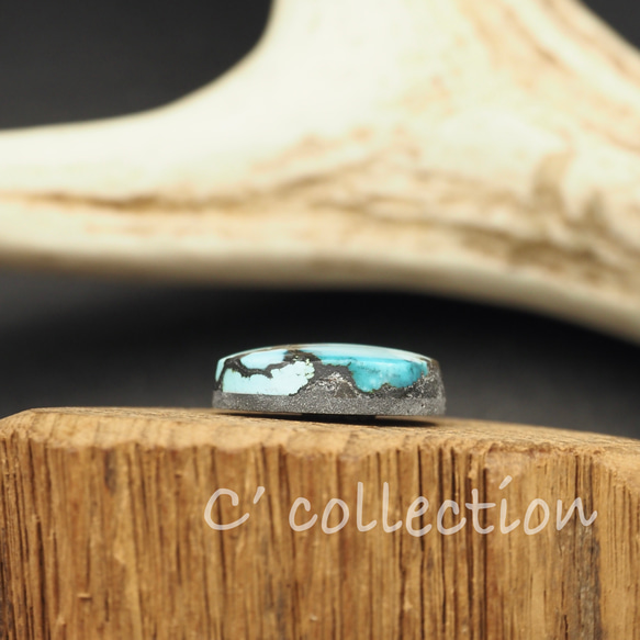 17,9ct American Turquoise アメリカン ターコイズ AM-08 ビーズ 天然石 ハンドメイド材料 6枚目の画像