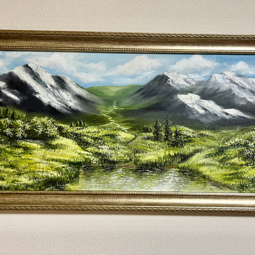 湖・林・山】 欧風 油絵 絵画 NANA 通販 16572225｜Creema(クリーマ)