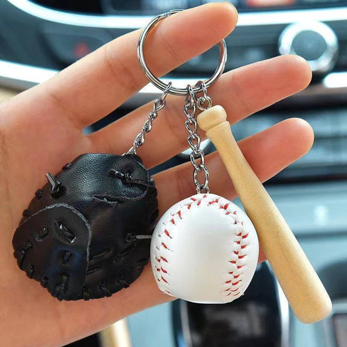 お名前入り タッセルキーホルダー 野球 ボール 名入れ チーム