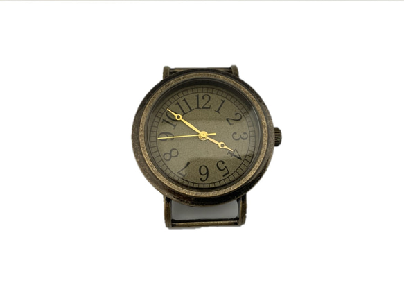 時計本体キット（９００７・アンティークゴールドカラー） 1枚目の画像