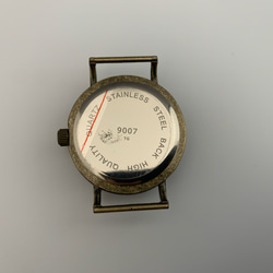 時計本体キット（９００７・アンティークゴールドカラー） 2枚目の画像
