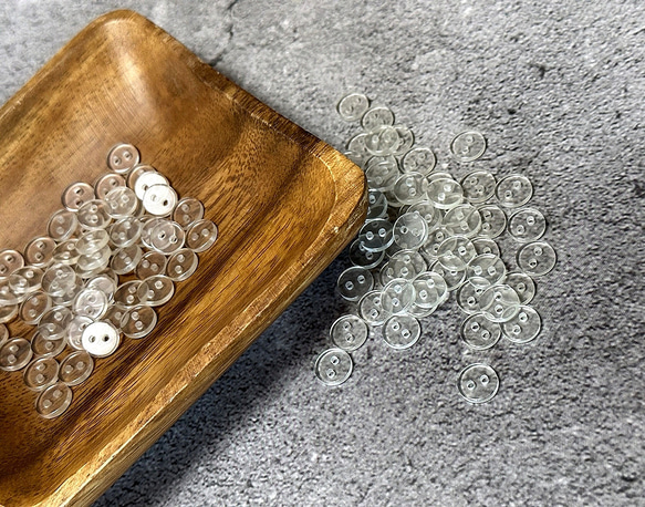 在庫処分特価品 ◇ 10mm ◇ 力ボタン ◇ 2穴 ◇ 35ヶ入 ◇ B-No,016 3枚目の画像