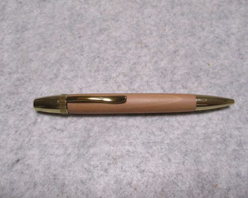 山茶花(サザンカ) 椿油仕上げ 回転式ロングパトリオットボールペン