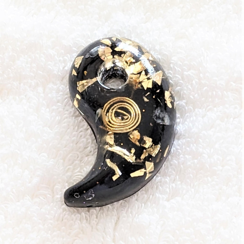 天使の靈氣入り！陰陽太極図≪勾玉（大）白黒セット≫ 三種の神器の