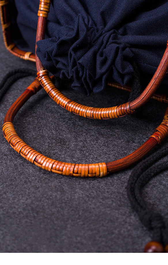 竹かご鞄 大 ハンドバッグ 買い物かご大 竹かご かごバッグ バスケットかご 竹製品 レトロ 茶道茶セット収納袋 和風 