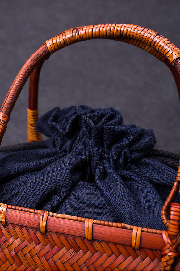 竹かご鞄 大 ハンドバッグ 買い物かご大 竹かご かごバッグ バスケットかご 竹製品 レトロ 茶道茶セット収納袋 和風 