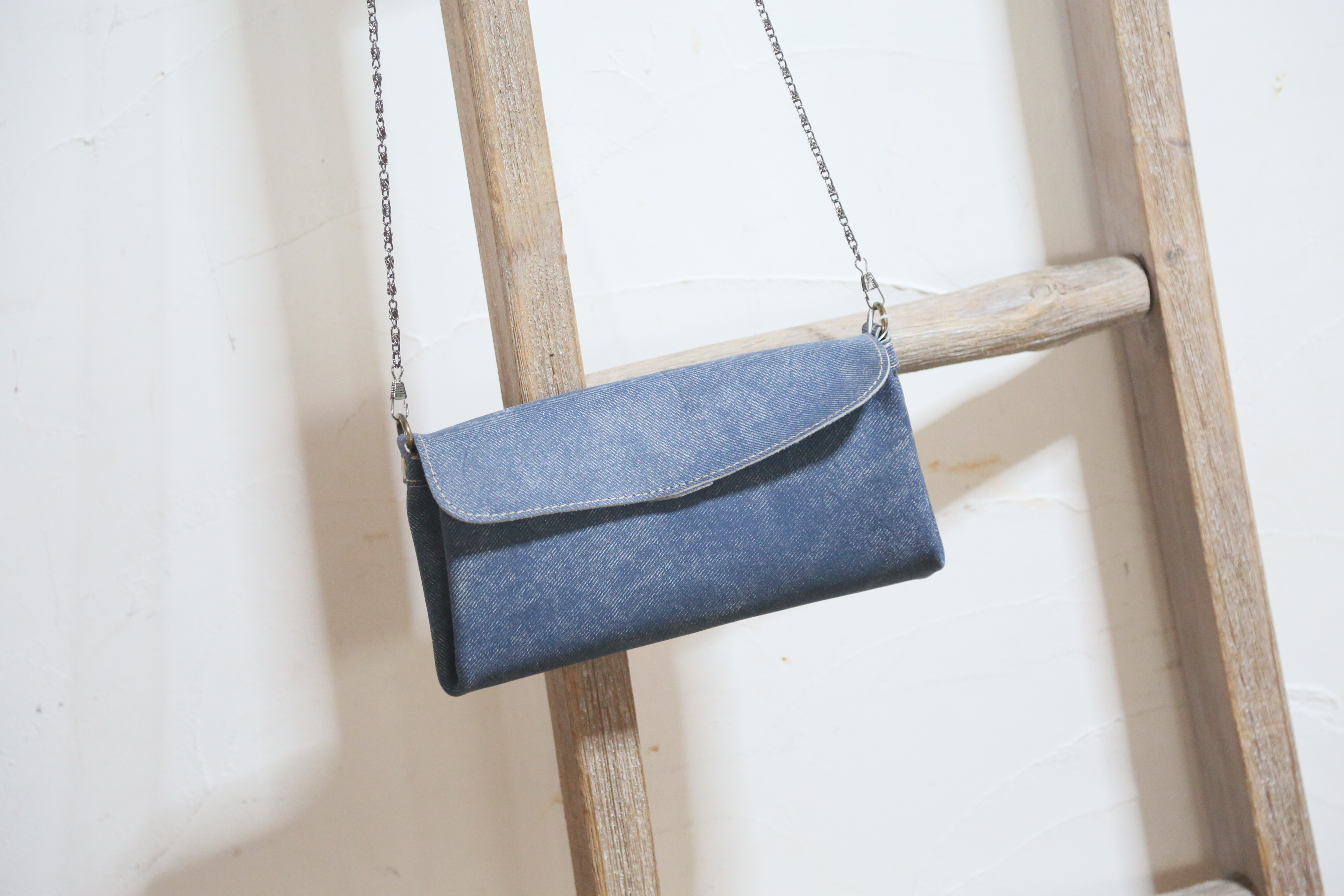 デニムレザーの☆お財布ポシェット☆